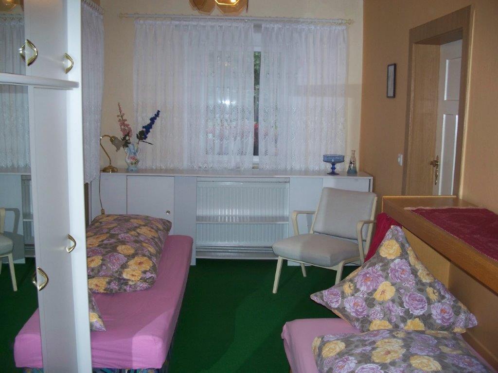 Kinderzimmer bzw. Zweibettzimmer im Feriehaus Siebert in Lohsa