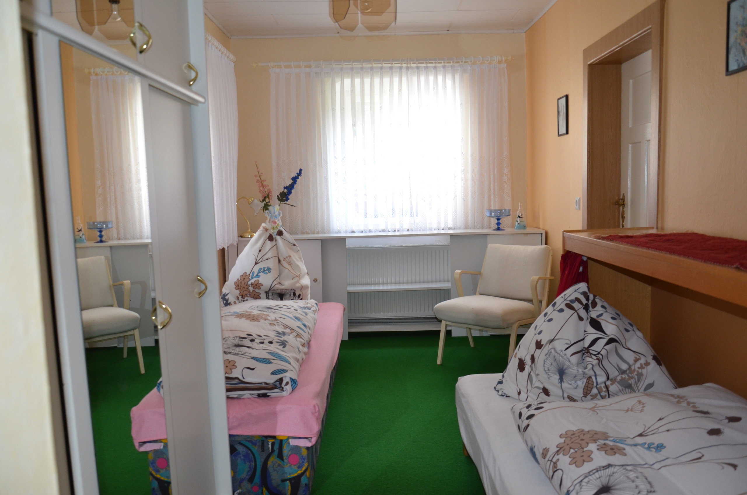 Kinderzimmer bzw. Zweibettzimmer Ferienhaus Siebert im Lausitzer Seenland